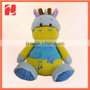 Stuffed White Dairy Cow&Educational Toys&round Mini Plush Cow photo-6