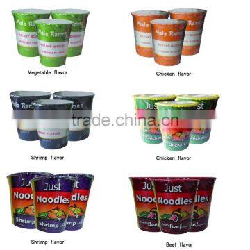 Instant noodles chinese food wholesale BRC certified,OEM brands,MALA RAMEN