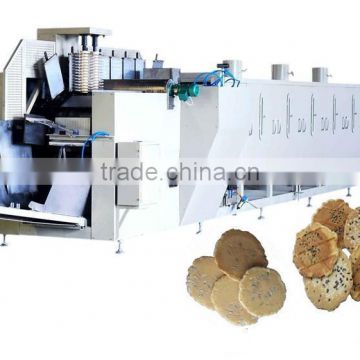 Automatic production line of Iron plate roast cake/age cookies and grid shape pancake