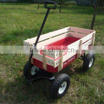 Garden wooden beach wagon cart bollerwagen TC4201