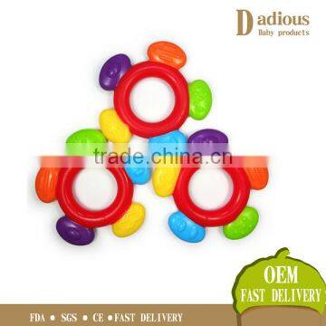 New style non toxic silicone round shape baby teethers BPA free