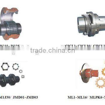 Drum coupling Torque limiter coupling Grid coupling