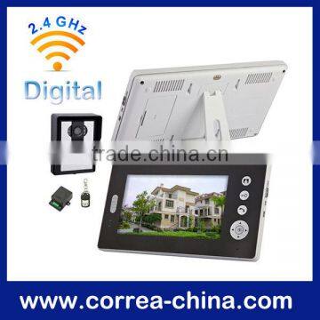 7" Large Screen Video Door Phone Wireless Intercom