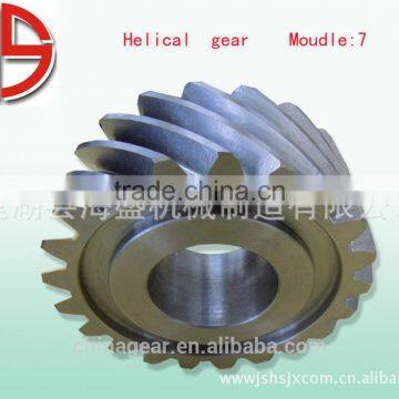 Helical gear with Big module