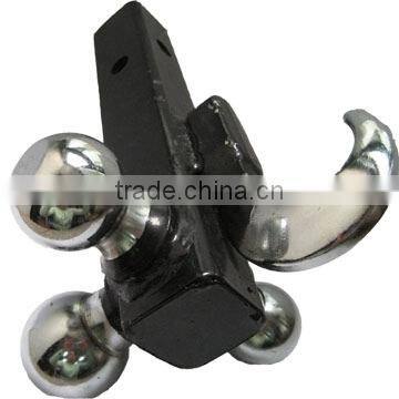 3-ball Hitch Mount Trailer with Hook and Powder Coating Surface