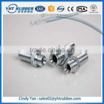 Aluminum ferrule hydraulic fitting