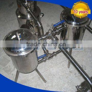 Fruit juice stainless steel duplex filter/strainer for sale