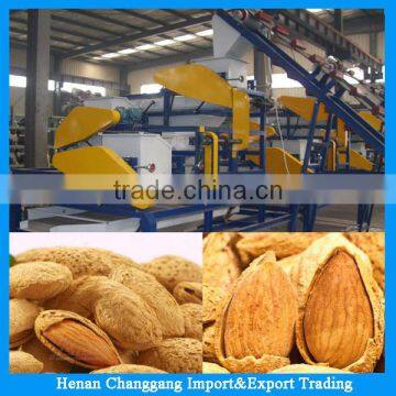 large working capacity almond shelling machine