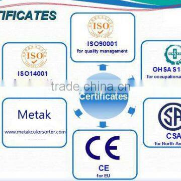 Metak Hot Selling CCD Rice Optical Sorting Machine