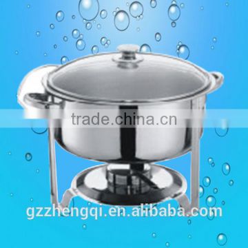 Hot sale round glass lid chafing dish for sale(835-GL)