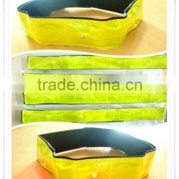 Promotional New Fashion PVC LED Wrist Safety Arm Band Reflective Gift