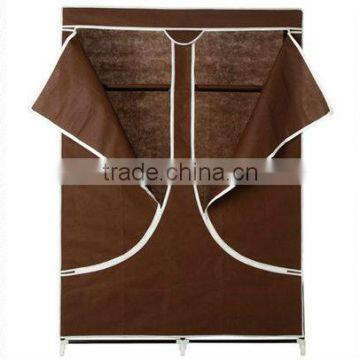 Non-wove Fabric Cloth Wardrobe, Famous Metal Closet Wardrobe