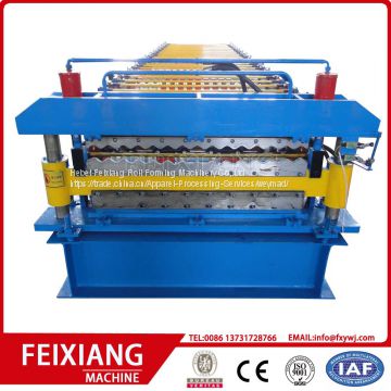 Double layer aluminium profile making machine