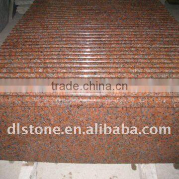 Maple red granite 562 stairs