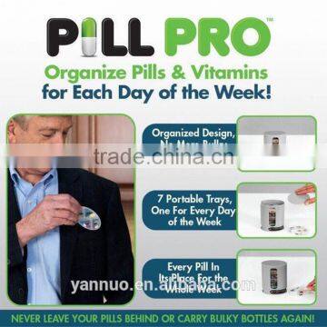 7 Day Mini Drug Storage Box Pill Organizer Plastic Container photo-2