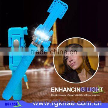 Multifunction Selfie Stick, Work as the Lazy Stand, Enhancing Light Selfie Stick photo-5