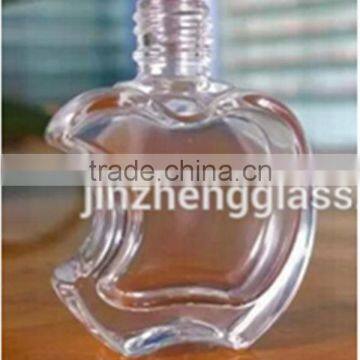 2015 hot selling customized empty nail polish bottle , apple shaped nail polish bottles