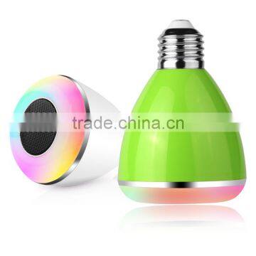 2017 NEW jhw-v169 e27 bulb bluetooth speaker with led light