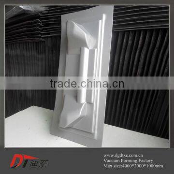 Custome ABS Dark Grey Plastic Parts Cars Vacuum Forming