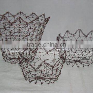 Iron Wire Basket,Wire Basket,wire bread baskets