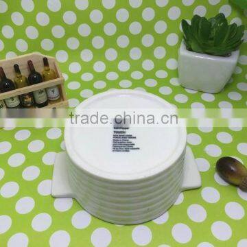 Bakeware Bowl/heat Resistant Ceramic Soup Bowl for Microwave Oven photo-4