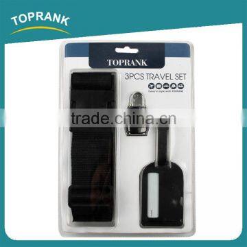 Toprank Colorful Adjustable Luggage Belt Strap 3-digit TSA Lock And Luggage Tag 3pcs Flight Travel Luggage Set For Suitcase photo-5