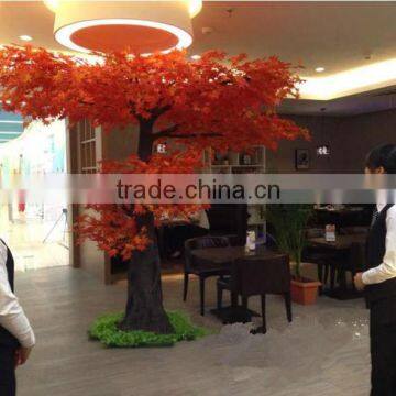 Red Artificial Maple Tree Plastic Maple Tree/ Fake Maple Tree Decoration photo-6
