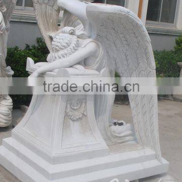 Marble statues large outdoor angel sculptures for cemetery