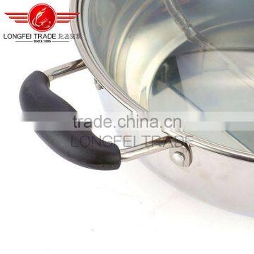Stainless Steel Asia Hot Pot/two Flavor Soup Pot/chafing Dish Soup Pot With a Clapboard photo-5