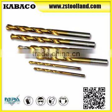 General Purpose TiN Solid Carbide 118deg HSS Straight Shank Twist Drills photo-2