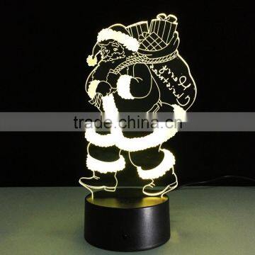 Best Selling High Quality 3D Light Desk Lamp FOR 2016 Christmas Decoration Children Table Lamp