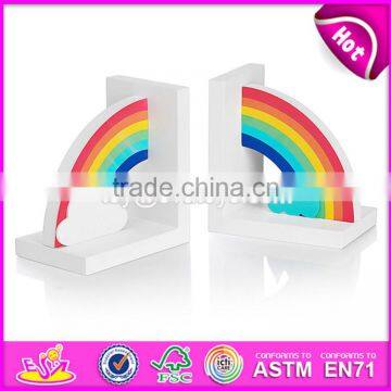 В продаже новые деревянные декоративные книгоудержатели для детей в радужных тонах 2017 года W08D065 photo-2