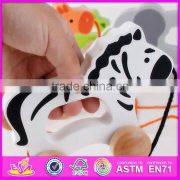 2015 Lovely Wooden Pull Toy for Kids,Best Seller Children Pull Line Toy,High Quality Baby Wooden Toy Pull and Push Toy W05B084 photo-3