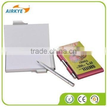 2017 New Aluminum Metal Mini Notepad With Pen photo-4