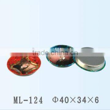 D40.5/34*6mm Metal Food Tin Tray