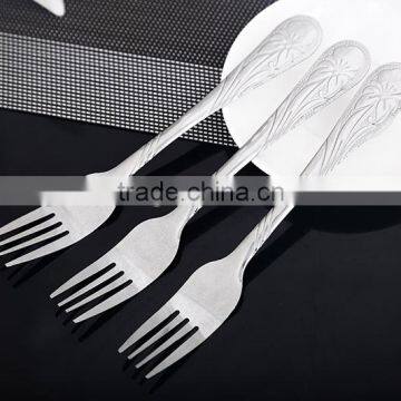 Best Selling Silver Stainless Steel Cake Fruit Forks Fully Stock photo-3