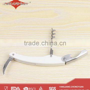 ZY-K1013 Zinc Alloy Corkscrew Wine Bottle Opener With Knife photo-5