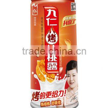 mixed drink Jiuren walnut almond milk 240ml canned soft drink