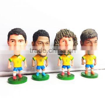 High quality world cup toys/plastic football figure, football action figure