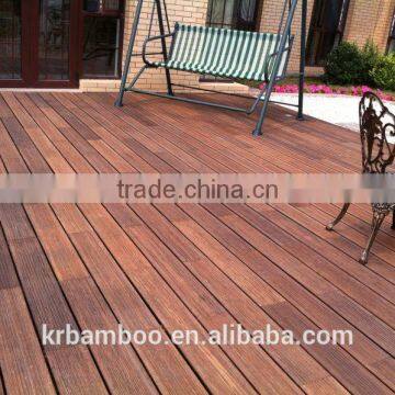 CE FSC Cetificated Low VOC Ecofriendly Carbonized Bamboo Decking photo-3