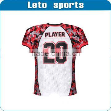 sublimation neon 2017 US football jersey ,customize 7-8 grade football apparel football equipment