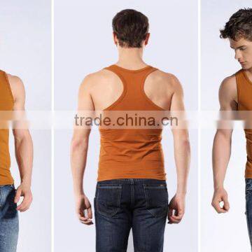 Bodybuilding Clothing Athletic y Back 95%cotton+5%spandex Stringer Plain Tank Top Men photo-5