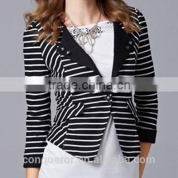 Strip Fashion Office Suits 2015 New Style Women Suit WMSU201502 photo-2