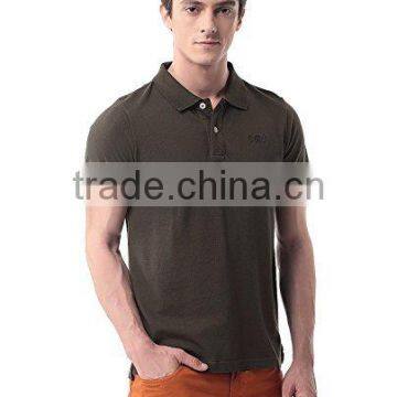 Men's Casual Classic Pure Cotton Solid Golf Short Sleeve Polo Shirt photo-3