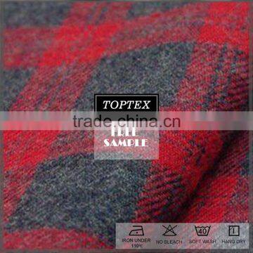 100 % Cotton Plaid Flannel Fabric for Shirts photo-2