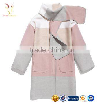 Winter Lady Wool Coat,Round Neck Girls fashion coat