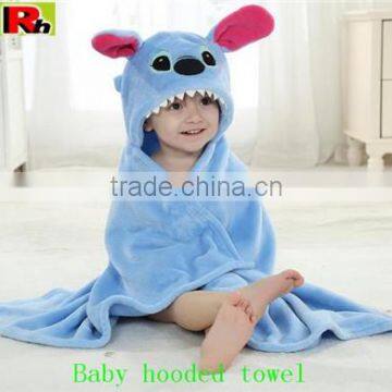 Custom Baby Hooded Towel and 100% Cotton Hooded Towel Poncho Parttern photo-2