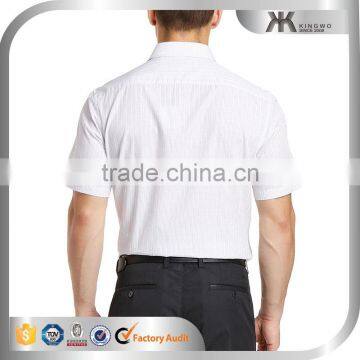 Latest Shirts Pattern For Men Business Man Office Short Sleeves Shirts photo-2