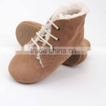 2016 Wholesale Lasted Design Popular Rubber Sole Baby Boots photo-4