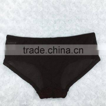 Fashion New Design Sexy Purple and Black Sexy Fancy Bra Panty Set photo-4